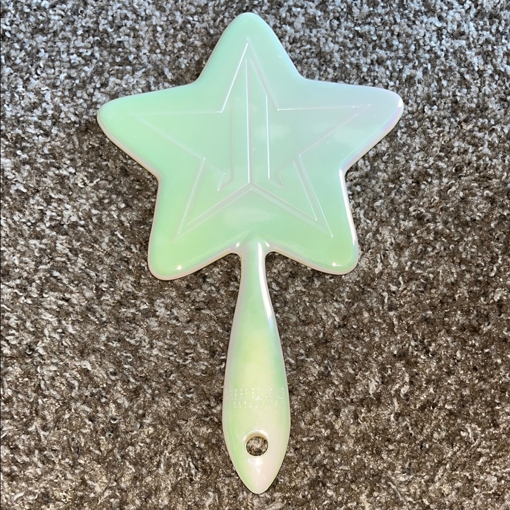 Jeffree Star-Shaped Green Hand Mirror
